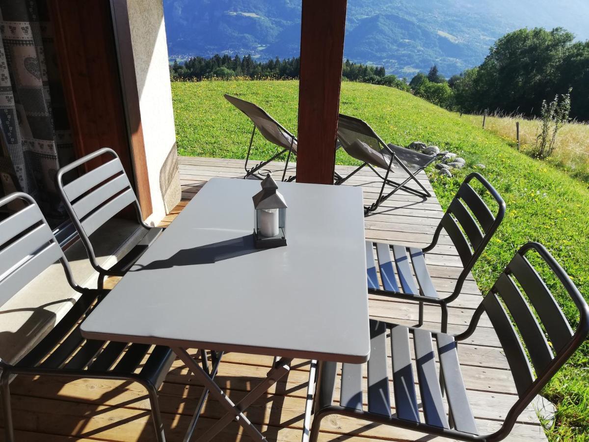 Rez De Chaussee Tres Calme Vue Mont-Blanc Combloux Exterior photo